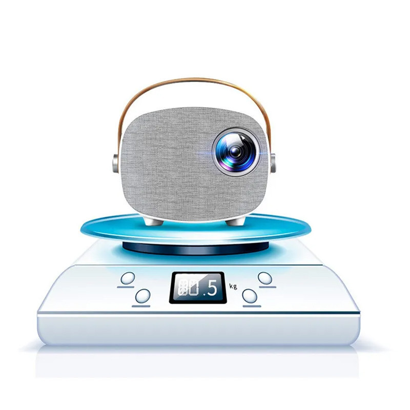 Mini VidéoProjecteur Portable  LED Wownect Blanc en Tunisie