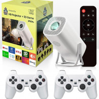 Vidéoprojecteur S40 Max HD Avec 2 Manettes Sans Fil en Tunisie