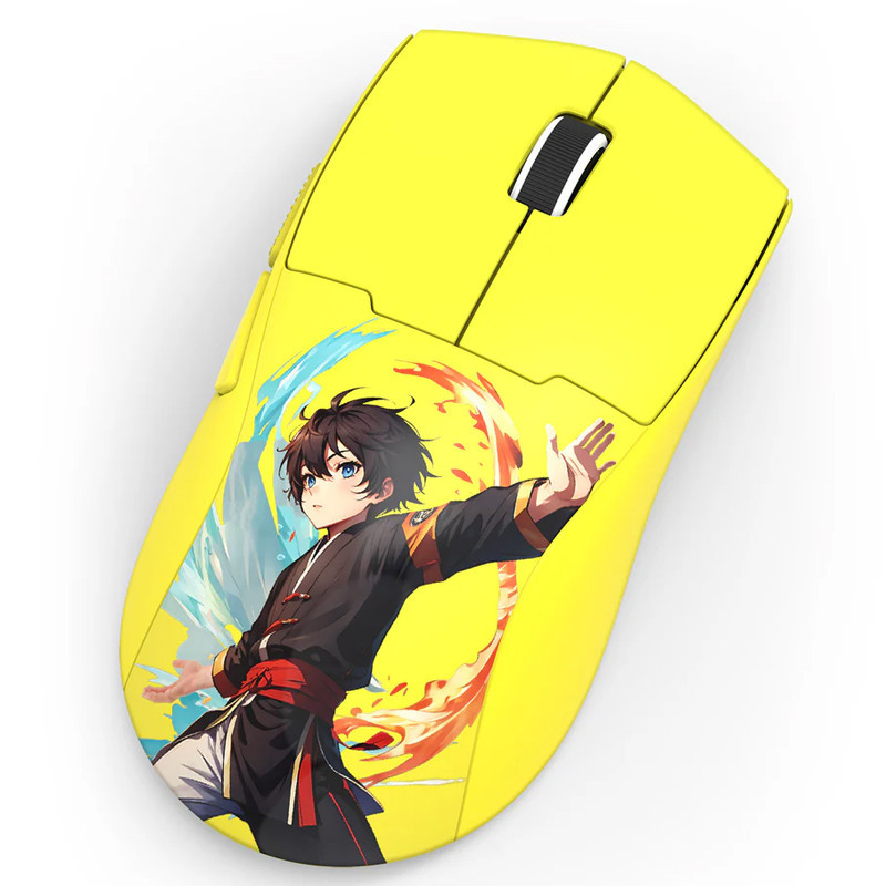 Souris Gamer Sans fil Redragon K1ng Max M918AKG-PRO Jaune En Tunisie