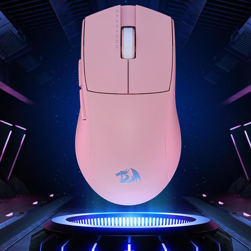 Souris Gamer Sans Fil Redragon K1ng M916 Pro 1K Rose En Tunisie