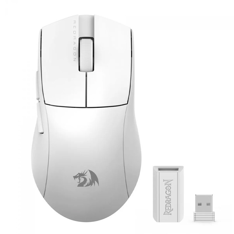 Souris Gamer Sans fil Redragon K1ng Standard M916 1K Blanc En Tunisie