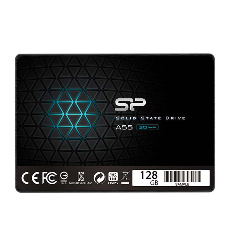 Disque Dur Interne SSD Silicon Power A55 128Go SSD 2.5" (SP128GBSS3A55S25)