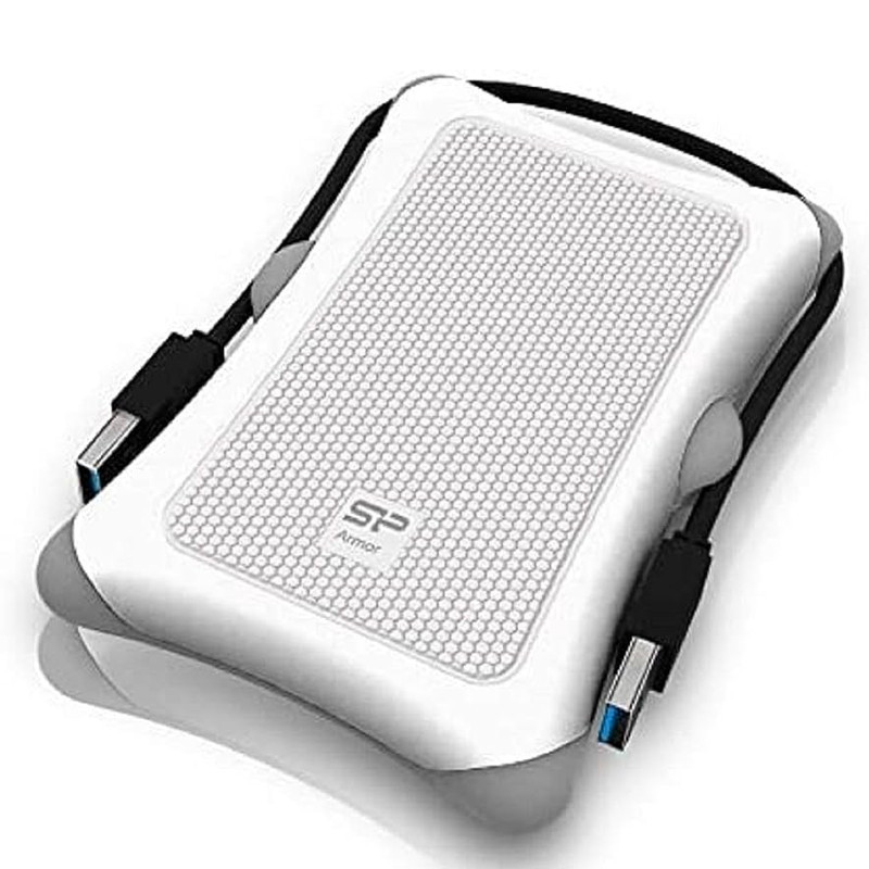 Boitier Disque Dur Externe 2.5 Silicon Power Armor SATA A30 USB 3.2  de couleur Blanc