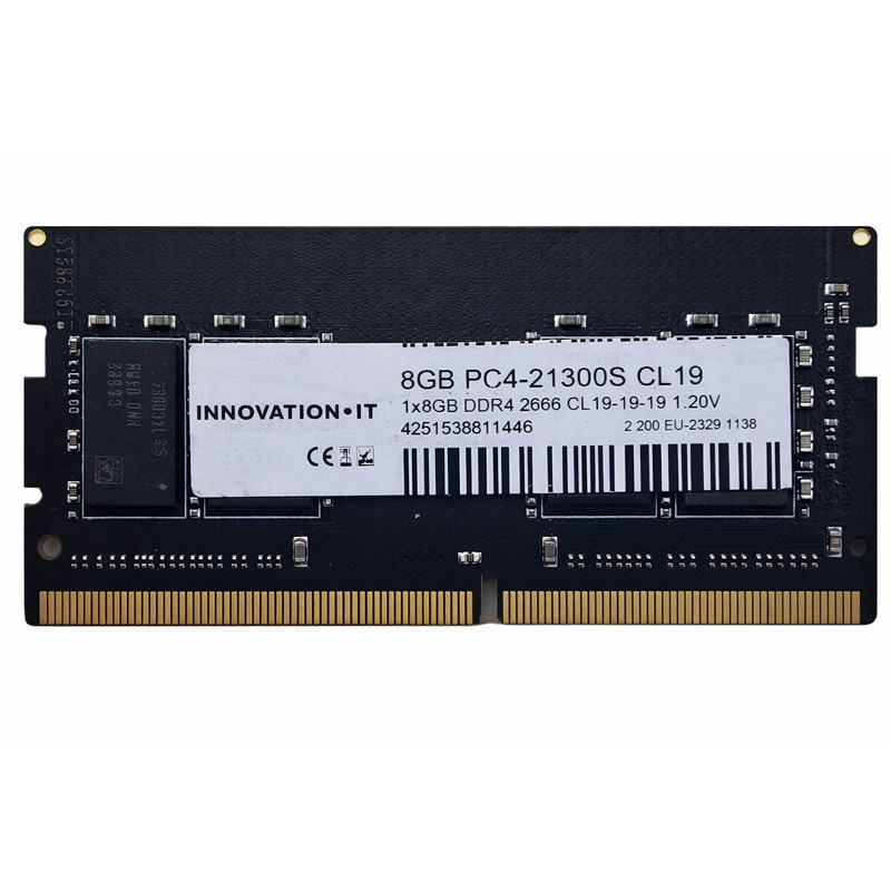 Barrette Mémoire Innovation 8Go DDR4 2666Mhz SO-DIMM En Tunisie