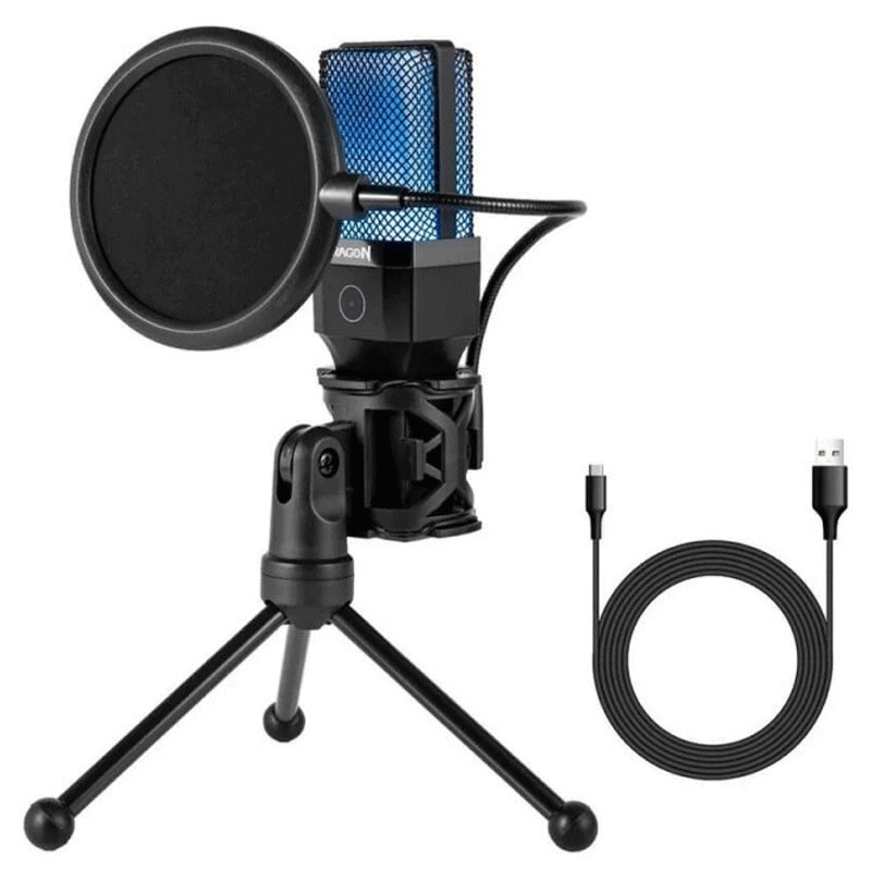 Microphone Gamer Redragon Adene Gm212 Noir en Tunisie