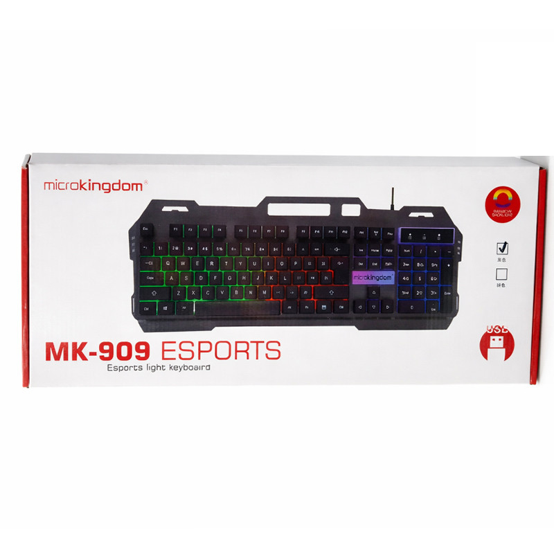 Clavier Gamer MicroKingdom Esports MK909 RGB Noir En Tunisie