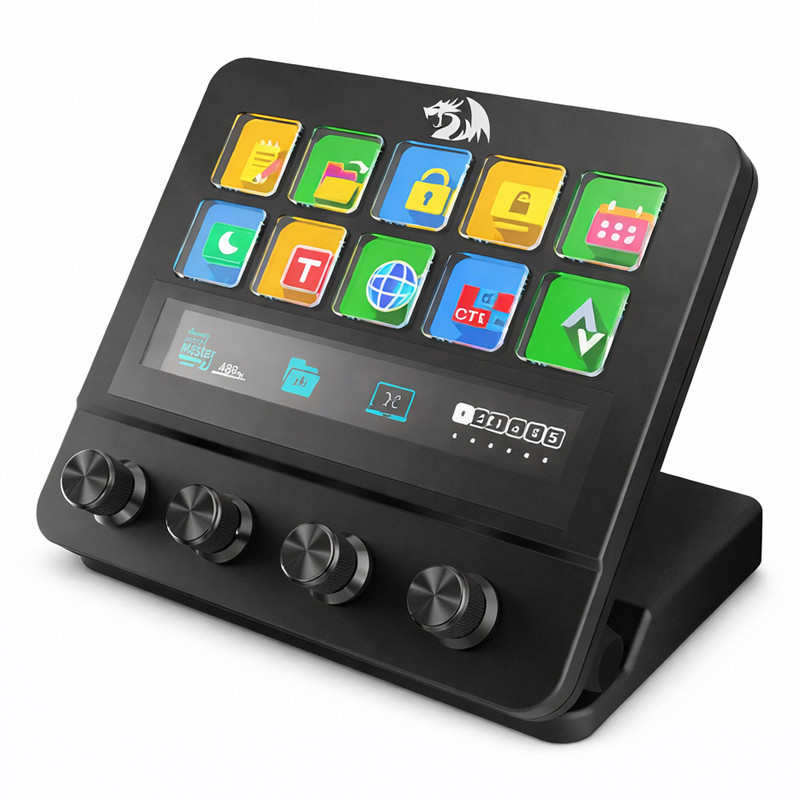 Streamdeck Streamcraft Redragon SS552 Noir en Tunisie