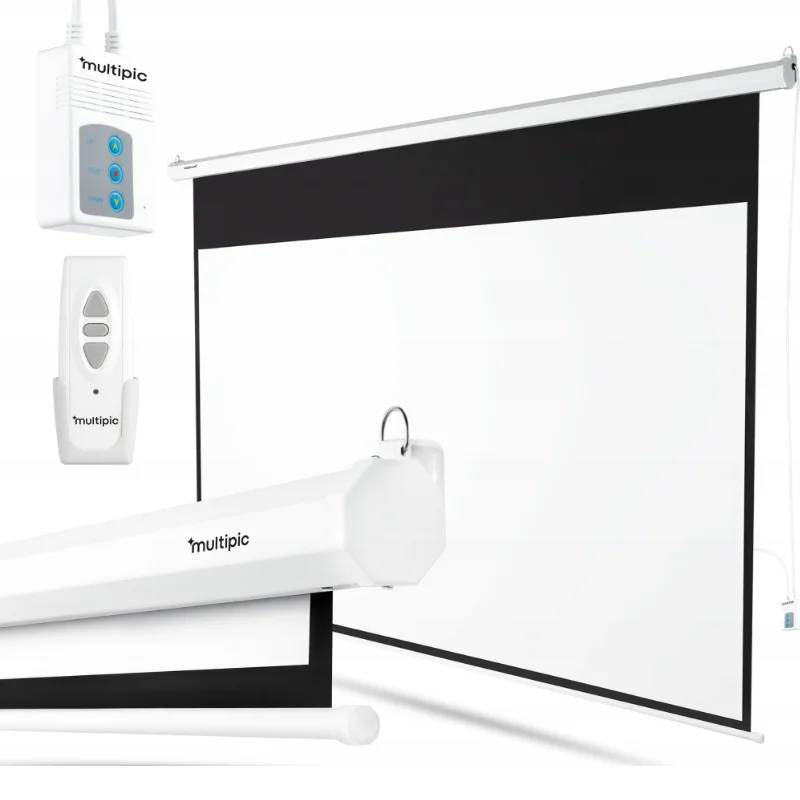 Ecran De Projection Overmax Mural Électrique 95" Blanc En Tunisie