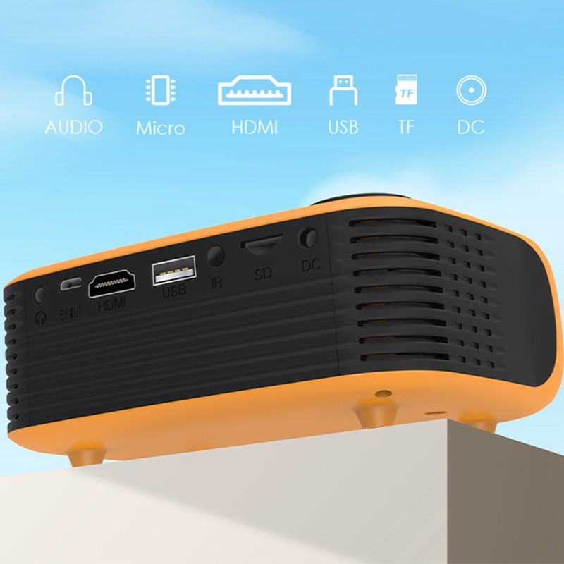 Mini Vidéo Projecteur Aoka LCD Jaune En Tunisie