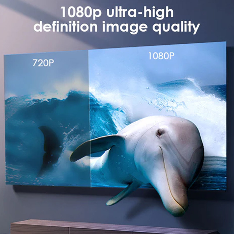 Mini Vidéo Projecteur Aoka LCD Jaune En Tunisie