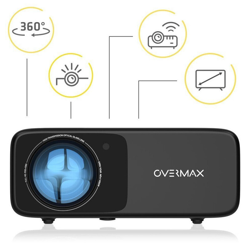 Vidéo Projecteur Overmax Multipic 4.2 Noir en Tunisie