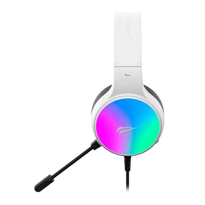 Micro Casque Gaming Filaire Havit H2043U Blanc en Tunisie