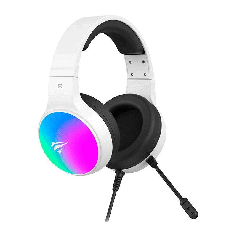 Micro Casque Gaming Filaire Havit H2043U Blanc en Tunisie