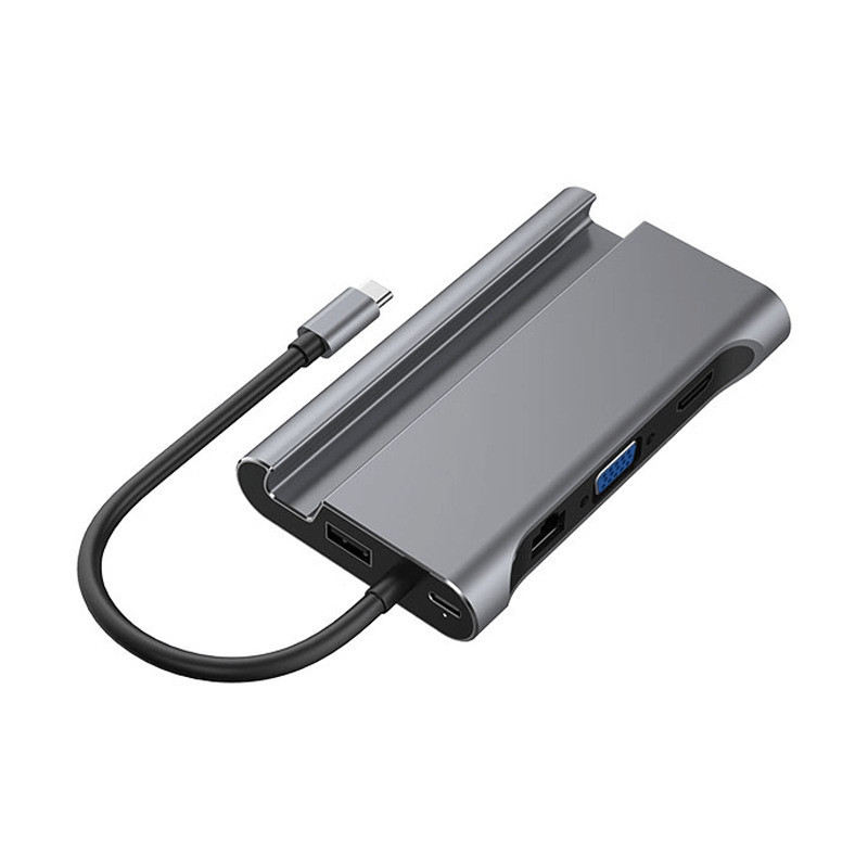 Hub USB 7en1 Havit 4001 Type C Gris en Tunisie