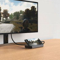 Hub USB 7en1 Havit 4001 Type C Gris en Tunisie