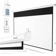 Ecran De Projection Overmax Mural Électrique 95" Blanc En Tunisie