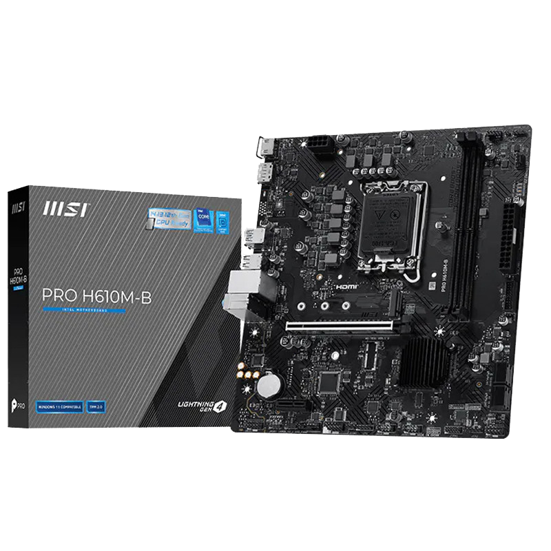 Carte Mère MSI Pro H610M-B DDR5 LGA 1700 En Tunisie