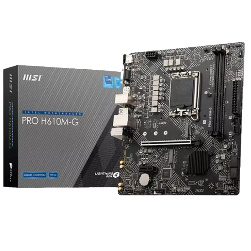 Carte Mère MSI Pro H610M-G DDR5 LGA 1700 En Tunisie