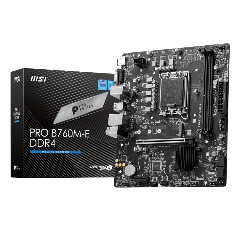 Carte Mère MSI Pro B760M-E DDR4 LGA 1700 En Tunisie