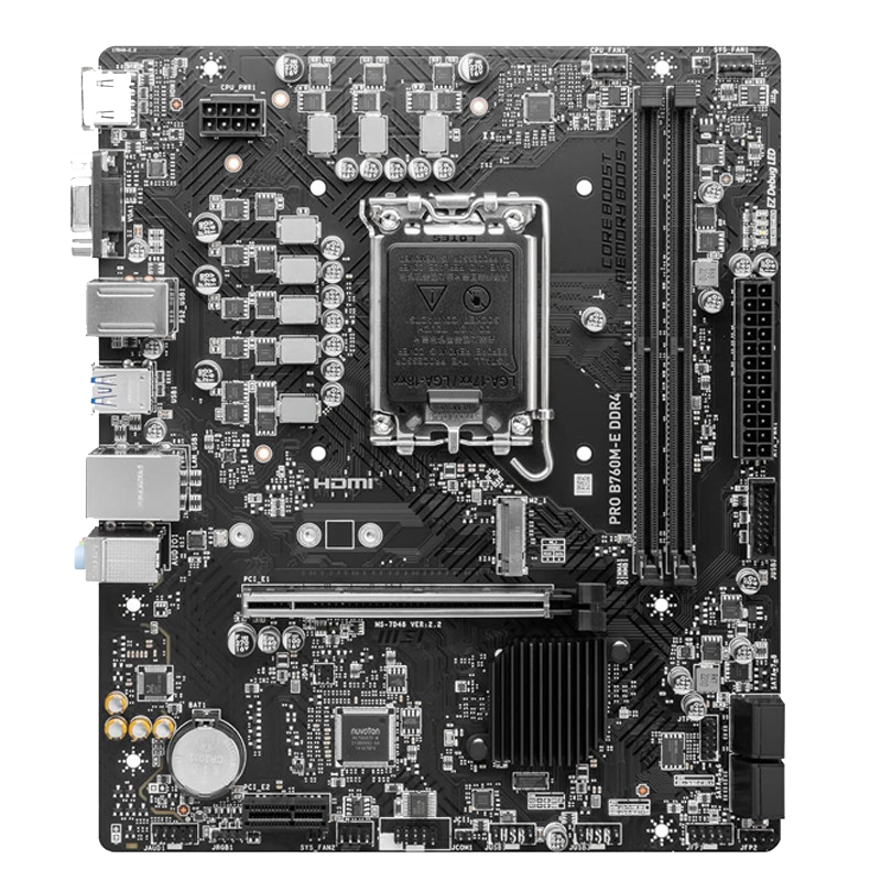 Carte Mère MSI Pro B760M-E DDR4 LGA 1700 En Tunisie