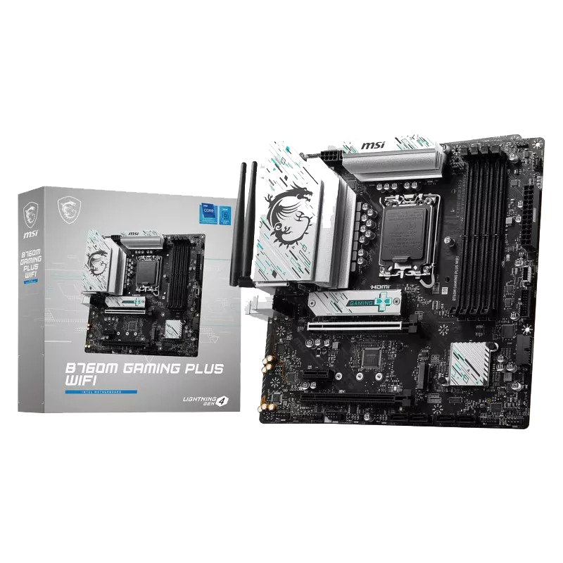 Carte Mère MSI B760M Gaming Plus Wifi DDR5 LGA 1700 En Tunisie