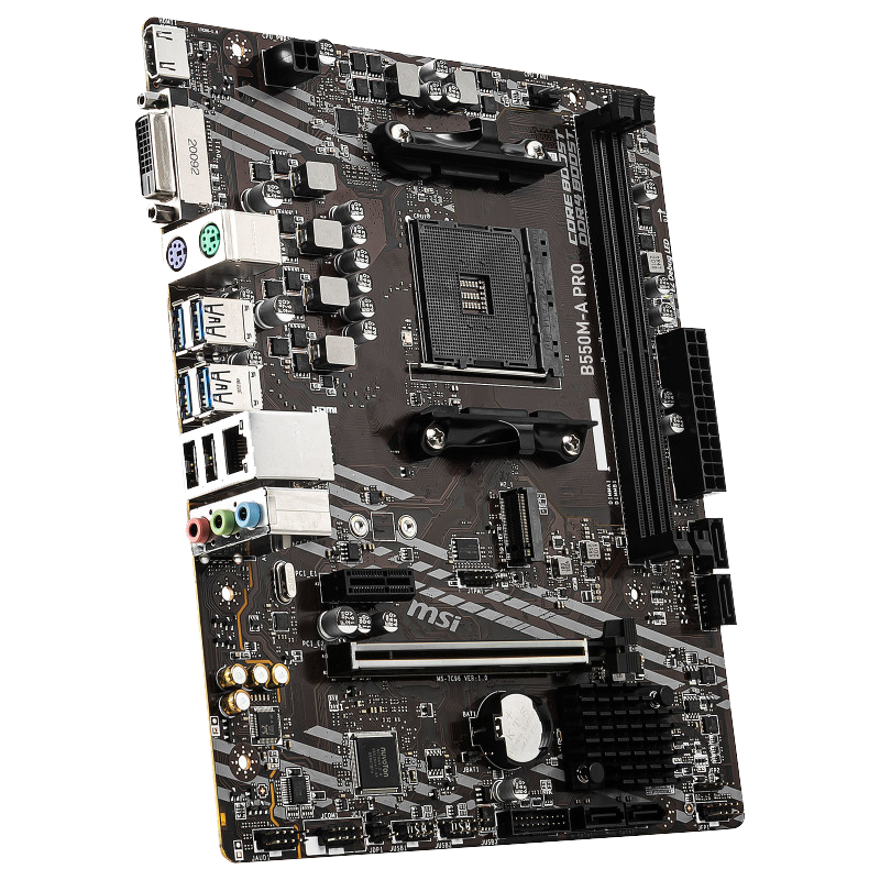 Carte Mère MSI Pro B550M-A DDR4 AMD AM4 En Tunisie