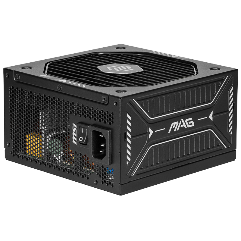 Bloc D'Alimentation Gamer MSI MAG A650GLS PCIE5 80 Plus Gold  Noir En Tunisie