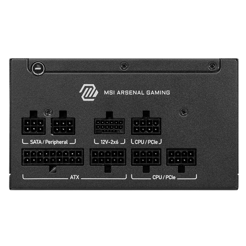 Bloc D'Alimentation Gamer MSI MAG A650GLS PCIE5 80 Plus Gold  Noir En Tunisie