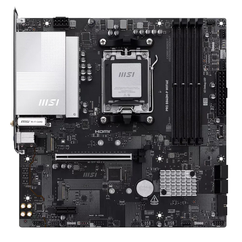 Carte Mère MSI Pro B840M-P Wifi DDR5 AMD AM5 En Tunisie