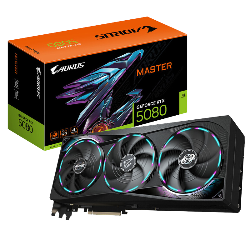 Carte Graphique Gigabyte Aorus GeForce RTX 5080 Master 16Go GDDR7 En Tunisie