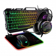 Pack Gamer Spirit Of Gamer 4En1 Ultimate 300 Noir En Tunisie