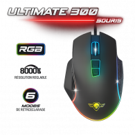 Pack Gamer Spirit Of Gamer 4En1 Ultimate 300 Noir En Tunisie