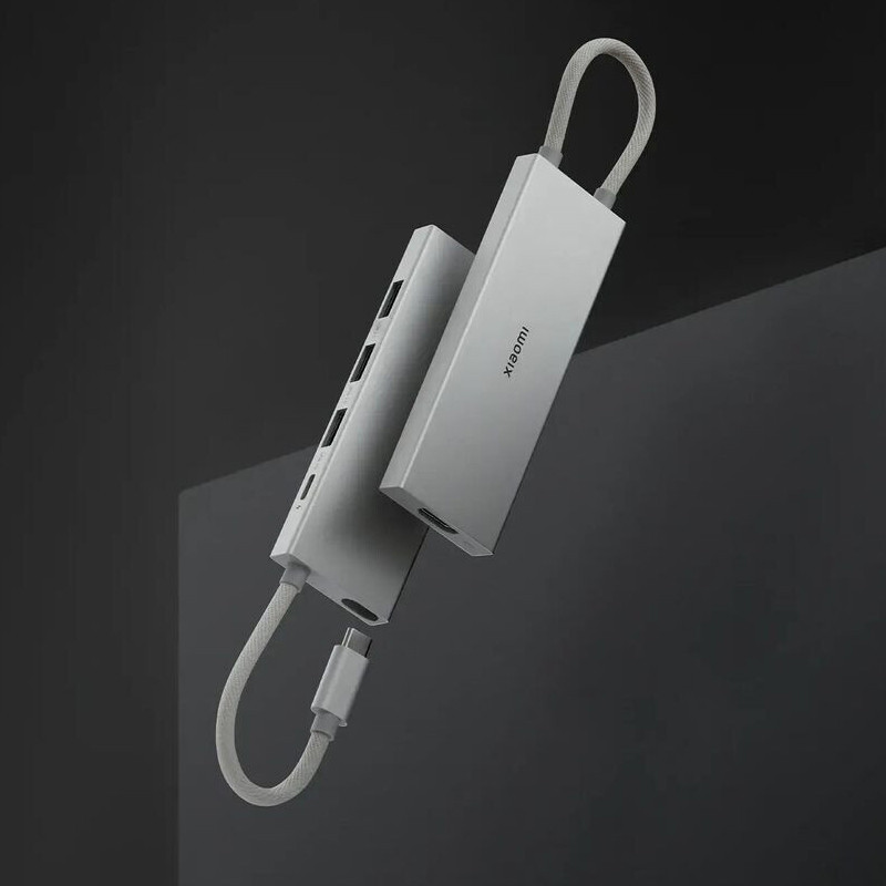 Adaptateur Xiaomi 5En1 Type-C 4K Gris en Tunisie