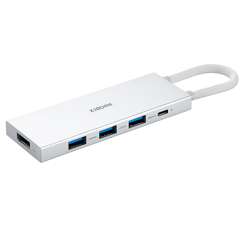 Adaptateur Xiaomi 5En1 Type-C 4K Gris en Tunisie