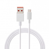 Câble Chargeur Xiaomi Type-C  6A  Blanc En Tunisie