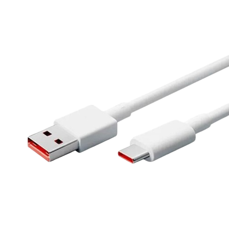 Câble Chargeur Xiaomi Type-C  6A  Blanc En Tunisie