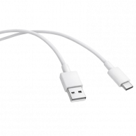 Câble Chargeur Xiaomi Type-C  3A  Blanc En Tunisie
