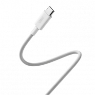 Câble Chargeur Xiaomi Tressé Type-C 6A  Blanc En Tunisie