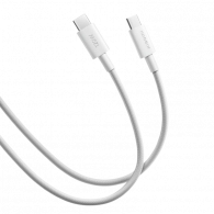 Câble Chargeur Xiaomi Tressé Type-C 6A  Blanc En Tunisie