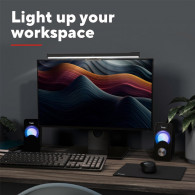 Shyne Barre d'éclairage Trust Pour Moniteur Noir en Tunisie