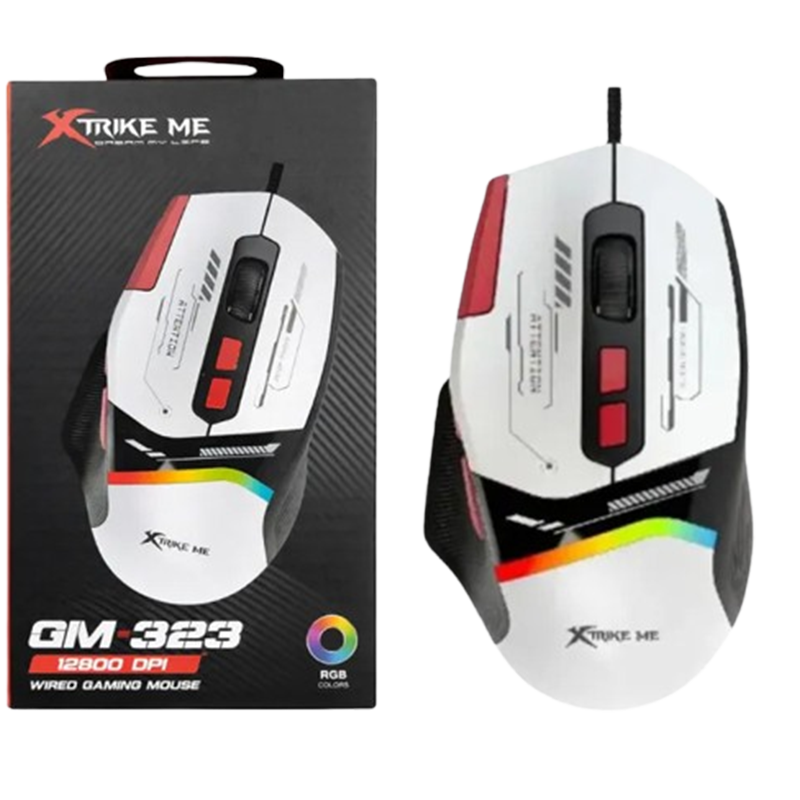 Souris Gamer Filaire Xtrike ME GM-323 Noir En Tunisie