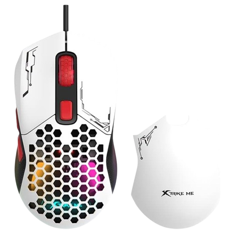Souris Gamer Filaire Xtrike ME GM-316 Blanc En Tunisie
