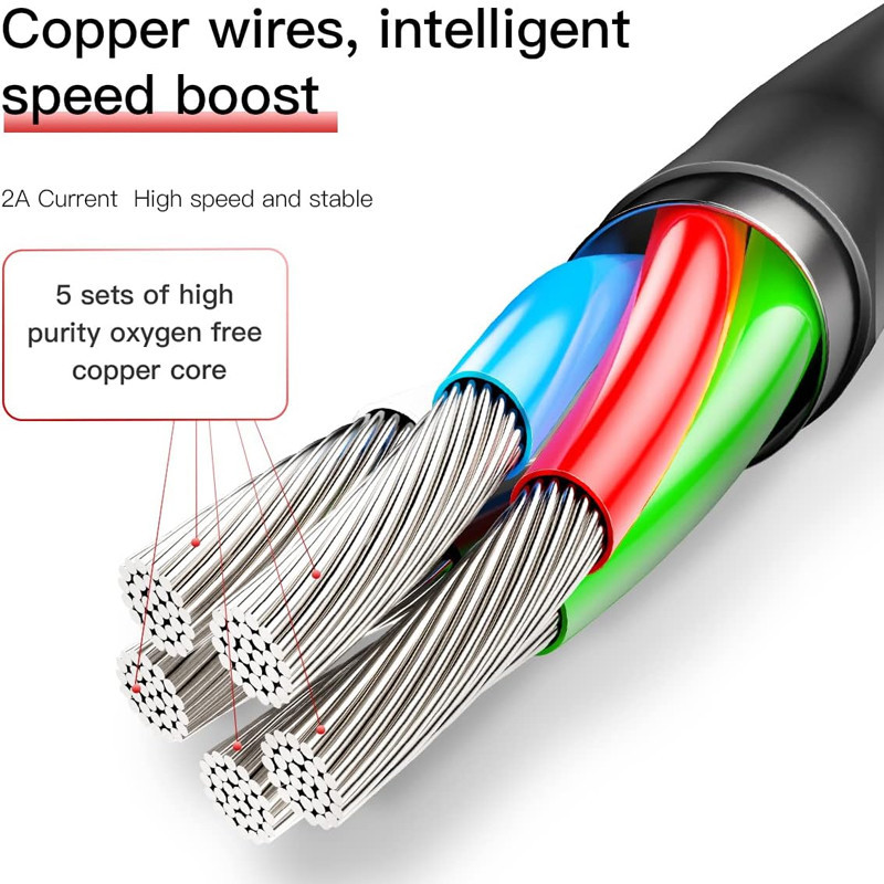 Adaptateur Audio Baseus L52 3En1 Pour IPhone Noir en Tunisie