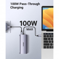 Adaptateur Multifonction Ugreen CM179 10En1 Type-C 4K Gris en Tunisie