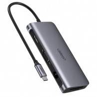 Adaptateur Multifonction Ugreen CM179 6En1 Type-C 4K Gris en Tunisie