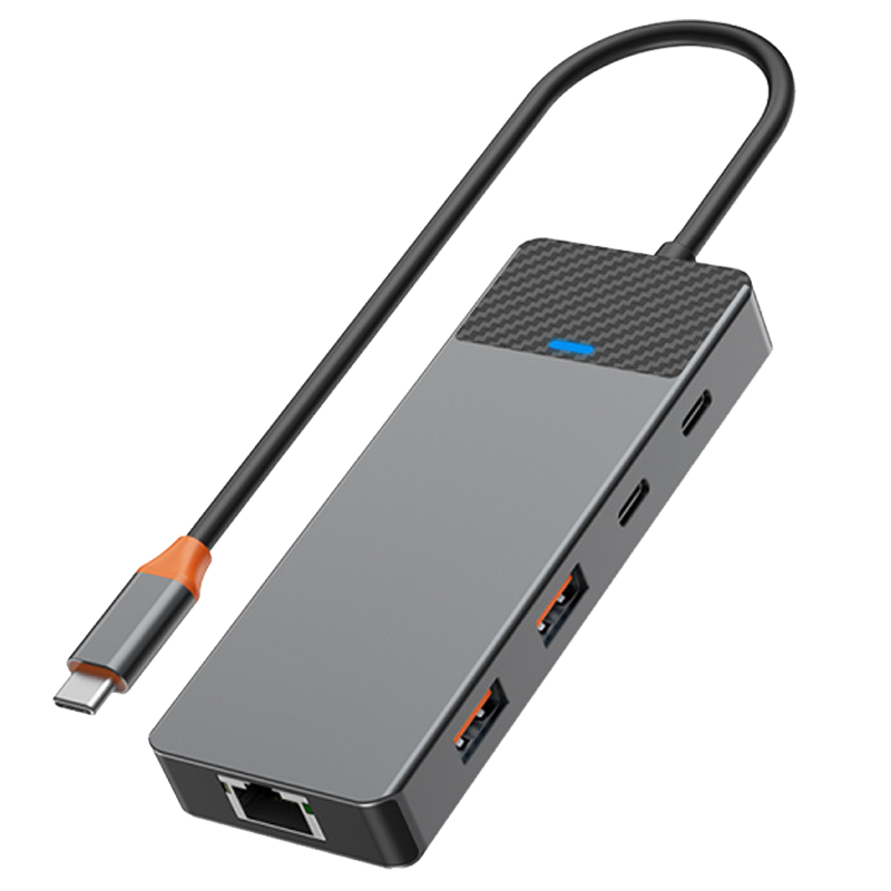 Hub USB Wiwu A923RPT Type-C 9en1 Gris en Tunisie