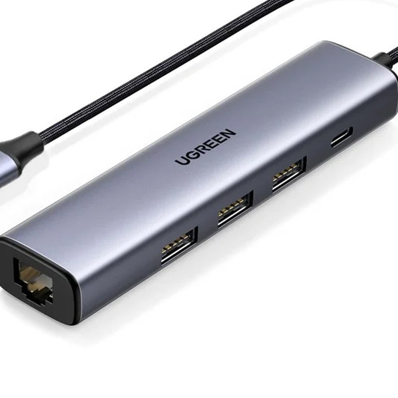 Adaptateur Multifonction Ugreen CM475 4En1 Type-C Gris en Tunisie