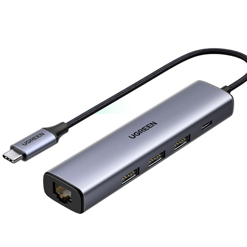 Adaptateur Multifonction Ugreen CM475 4En1 Type-C Gris en Tunisie
