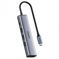 Adaptateur Multifonction Ugreen CM475 4En1 Type-C Gris en Tunisie