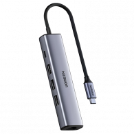 Adaptateur Multifonction Ugreen CM475 4En1 Type-C Gris en Tunisie